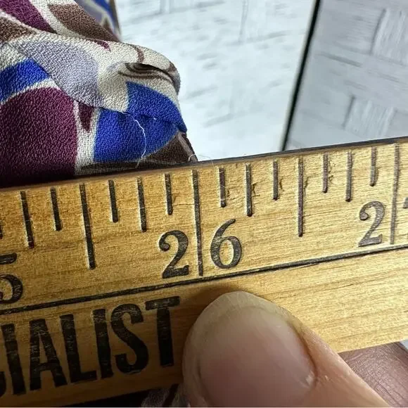 NYDJ pleaded back blouse, bell sleeve feminine evening wear office plus size - Picture 10 of 11